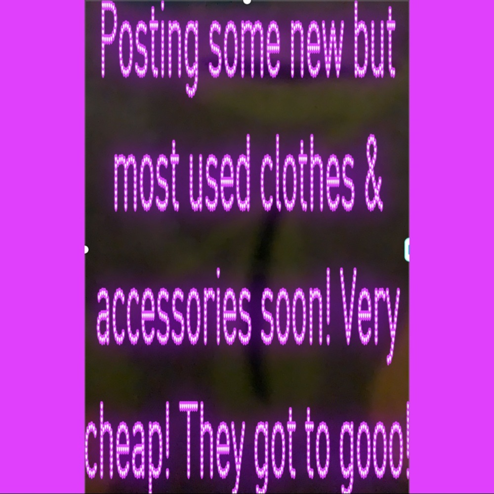 Cleaning out my closet!